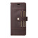 iPhone 17 Six Card Slots Buckle Leather Phone Case with Lanyard - Coffee
