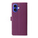 iPhone 17 Six Card Slots Buckle Leather Phone Case with Lanyard - Purple