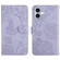 iPhone 17 Skin Feel Butterfly Embossed Flip Leather Phone Case - Purple