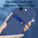 iPhone 17 Skin Feel Card Contrast Color Button TPU Phone Case - Dark Blue