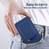 iPhone 17 Skin Feel Card Contrast Color Button TPU Phone Case - Dark Blue