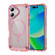 iPhone 17 Skin Feel TPU + PC MagSafe Magnetic Phone Case - Transparent Pink