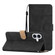 iPhone 17 Skin-feel Stitching Leather Phone Case - Black