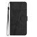 iPhone 17 Skin-feel Stitching Leather Phone Case - Black