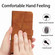 iPhone 17 Skin-feel Stitching Leather Phone Case - Brown