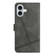 iPhone 17 Skin-feel Stitching Leather Phone Case - Grey