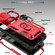 iPhone 17 Sliding Camshield TPU + PC Phone Case with Holder - Red+Black