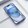 iPhone 17 Solid Color Edge Transparency MagSafe Magnetic Phone Case - Black