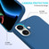 iPhone 17 Solid Color Silicone Phone Case - Cobalt Blue