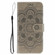 iPhone 17 Sun Mandala Embossing Leather Phone Case - Grey