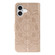 iPhone 17 Sun Mandala Embossing Leather Phone Case - Rose Gold