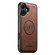 iPhone 17 Suteni G5 Cowhide Leather MagSafe Magnetic Phone Case - Brown