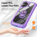 iPhone 17 TPU + PC Lens Protection Phone Case with Ring Holder - Purple