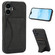 iPhone 17 Ultra-thin Shockproof Phone Protective Case with Holder - Black