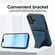 iPhone 17 Ultra-thin Shockproof Phone Protective Case with Holder - Blue