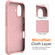 iPhone 17 Wave Texture MagSafe Magnetic Liquid Silicone Phone Case - Pink