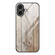 iPhone 17 Wood Grain Glass Phone Case - Grey
