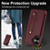 iPhone 17 Wristband Vertical Flip Wallet Back Cover Phone Case with Long Lanyard - Wine Red