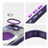 iPhone 16e / 17e 360 Holder Magsafe Acrylic Hybrid TPU Phone Case - Purple