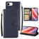 iPhone 16e / 17e 3-Card Slots Multifunctional Leather Phone Case - Blue
