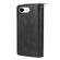 iPhone 16e / 17e 9 Card Slots Zipper Wallet Bag Leather Phone Case - Black