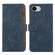 iPhone 16e / 17e ABEEL Color Block Magnetic RFID Leather Phone Case - Blue-Brown