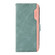 iPhone 16e / 17e ABEEL Color Block Magnetic RFID Leather Phone Case - Cyan-Pink