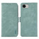 iPhone 16e / 17e ABEEL Frosted Magnetic RFID Leather Phone Case - Cyan
