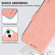 iPhone 16e / 17e ABEEL Frosted Magnetic RFID Leather Phone Case - Pink