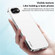 iPhone 16e / 17e AG Frosted Electroplating Acrylic Phone Case - Silver White