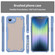 iPhone 16e / 17e Armor Glaze PC Hybrid TPU Phone Case - Blue