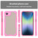 iPhone 16e / 17e Armor Glaze PC Hybrid TPU Phone Case - Pink
