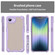 iPhone 16e / 17e Armor Glaze PC Hybrid TPU Phone Case - Purple