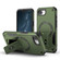 iPhone 16e / 17e Armor Magsafe Holder PC Hybrid TPU Phone Case - Army Green