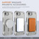 iPhone 16e / 17e Armor Magsafe Holder PC Hybrid TPU Phone Case - Grey
