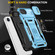 iPhone 16e / 17e Armor PC + TPU Camera Shield Phone Case - Light Blue