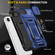 iPhone 16e / 17e Armor PC + TPU Camera Shield Phone Case - Navy Blue