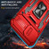 iPhone 16e / 17e Armor PC + TPU Camera Shield Phone Case - Red