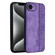 iPhone 16e / 17e AZNS 3D Embossed Skin Feel Phone Case - Purple