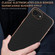 iPhone 16e / 17e AZNS Electroplated Edge Carbon Fiber Texture Phone Case - Black
