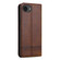 iPhone 16e / 17e AZNS Magnetic Calf Texture Flip Leather Phone Case - Dark Brown