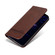 iPhone 16e / 17e AZNS Magnetic Calf Texture Flip Leather Phone Case - Dark Brown
