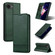 iPhone 16e / 17e AZNS Magnetic Calf Texture Flip Leather Phone Case - Dark Green