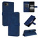 iPhone 16e / 17e AZNS Skin Feel Calf Texture Flip Leather Phone Case - Blue