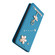iPhone 16e / 17e Ballet Girl Diamond Studded RFID Vegan Leather Phone Case - Lake Blue