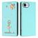 iPhone 16e / 17e Ballet Girl Diamond Studded RFID Vegan Leather Phone Case - Mint Green