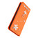 iPhone 16e / 17e Ballet Girl Diamond Studded RFID Vegan Leather Phone Case - Orange