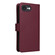 iPhone 16e / 17e BETOPNICE BN-005 2 in 1 Detachable Imitate Genuine Leather Phone Case - Wine Red
