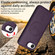 iPhone 16e / 17e BETOPNICE Horizontal Flip Detachable MagSafe Wallet Phone Case - Purple