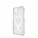 iPhone 16e / 17e BIBERCAS Transparent Color Series MagSafe Air Bag Shockproof Phone Case - White